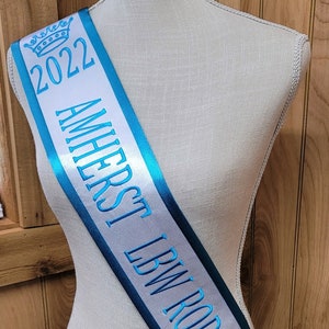 Rodeo Sash, Queen Sash, Princess Sash, Rodeo Participation Sash