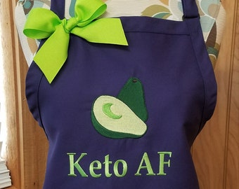 Personalized Apron, Keto Apron, Housewarming Gift, Kitchen Apron