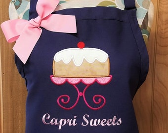 Personalized Apron, Cake Apron, Kitchen Apron, Birthday Gift