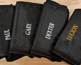 Garment Bags, Set of 5, Personalized Garment Bag, Monogrammed Groomsmen Gifts, Monogram Bridesmaid Gifts