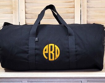 Personalized Duffle, Monogrammed Duffle, 24-inch Duffle Bag, Christmas Gift