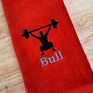 Personalized Gym Towel, Exercise Towel, Sports Towel, Christmas Gift