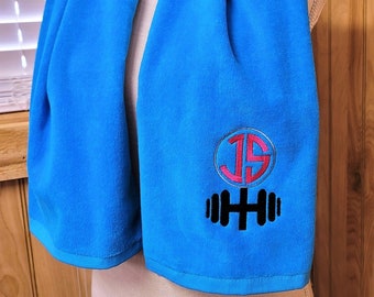 Personalized Sport Towel: Embroidered Fitness Gift