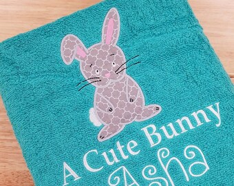 Personalized Towel, Bath Towel, Kids Bath Towel, Birthday Gift