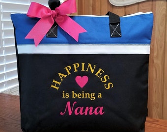 Grandma Tote Bag, Nana Tote Bag, Mother's Day Gift, Birthday Gift