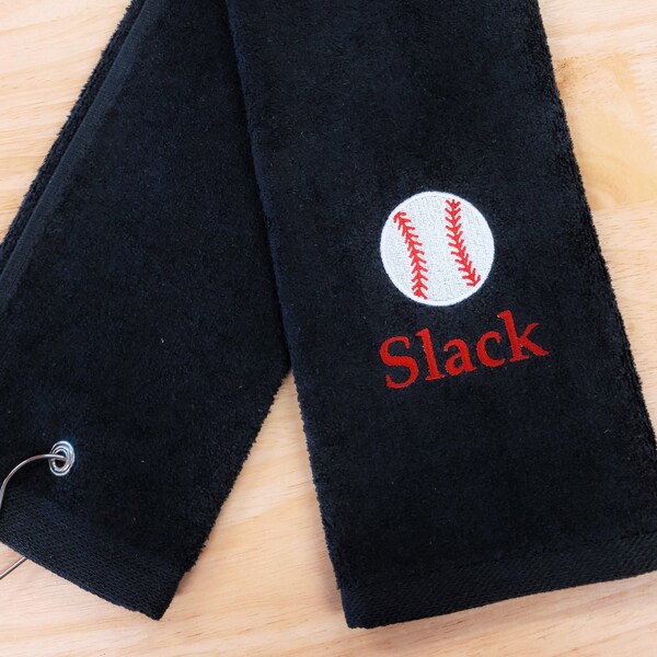 Baseball Towel Etsy