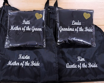 Personalized Garment Bag, Wedding Garment Bags, Hanging Clothes Bag, Bridal Party Gift