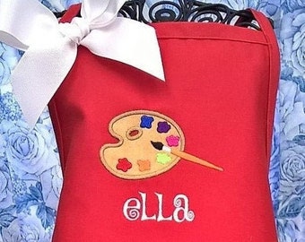 Child Apron, Christmas Apron, Personalized Apron, Girl's Apron, Boy's Apron