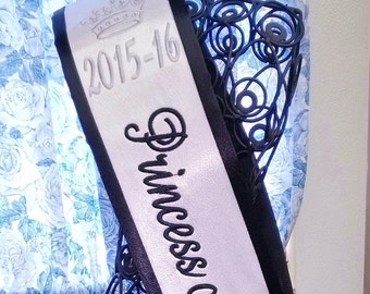 Pageant Sash, Personalized Sash, Monogrammed Sash, Birthday Sash