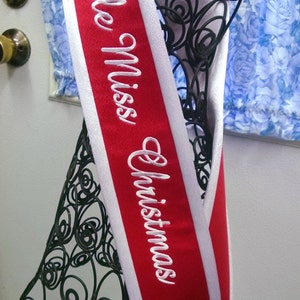Pageant Hand Ribbon Personalized Pageant Sash: Custom Embroidered Satin Sash - Etsy