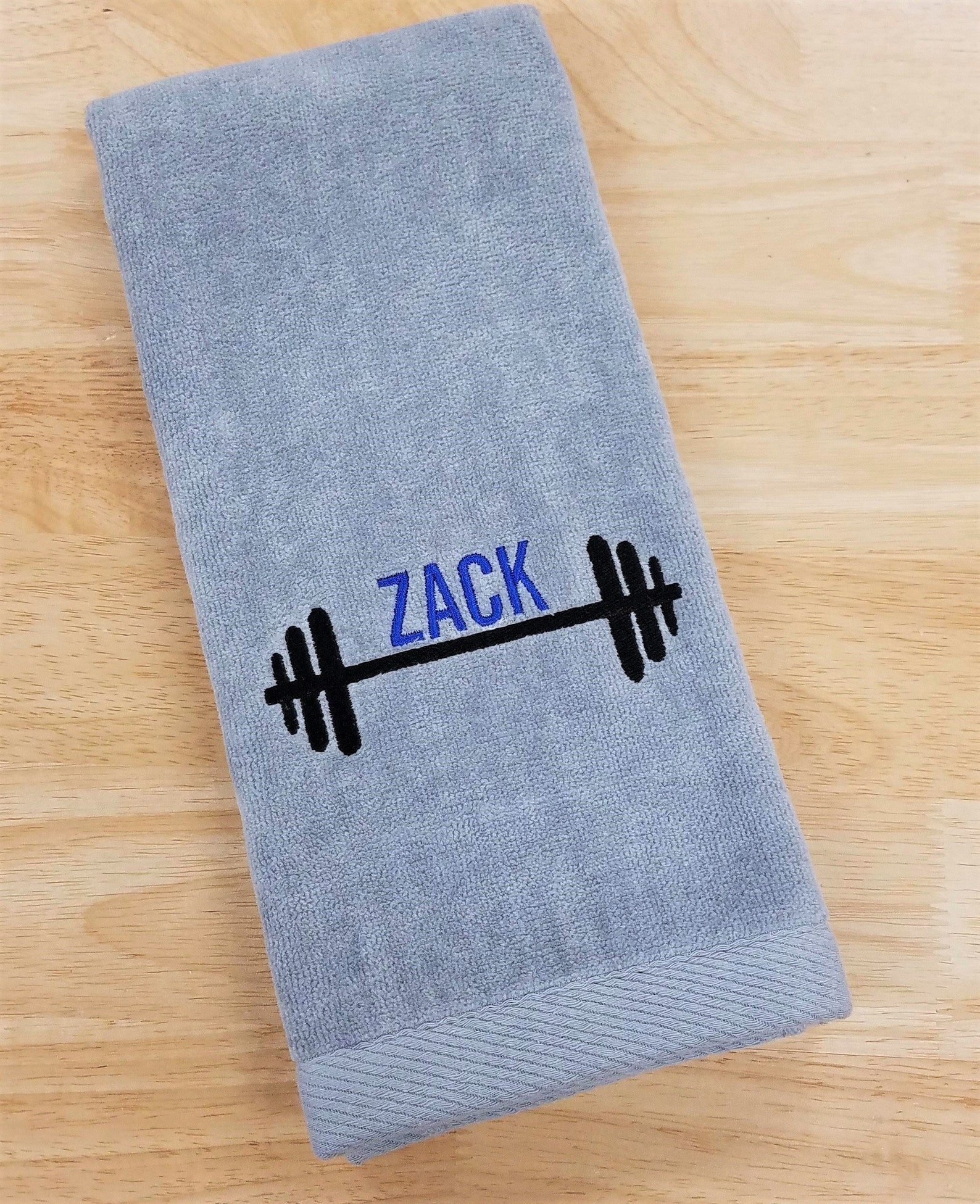 Personalized Gym Towel Exercise Towel Sweat Towel Etsy
