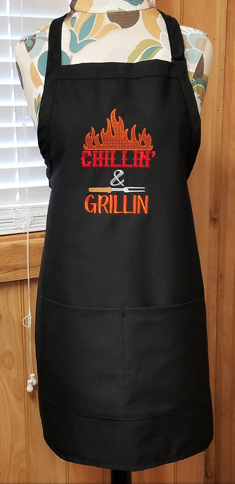 Men's Apron, Personalized Apron, Grilling Apron, Father's Day Gift Bild 2