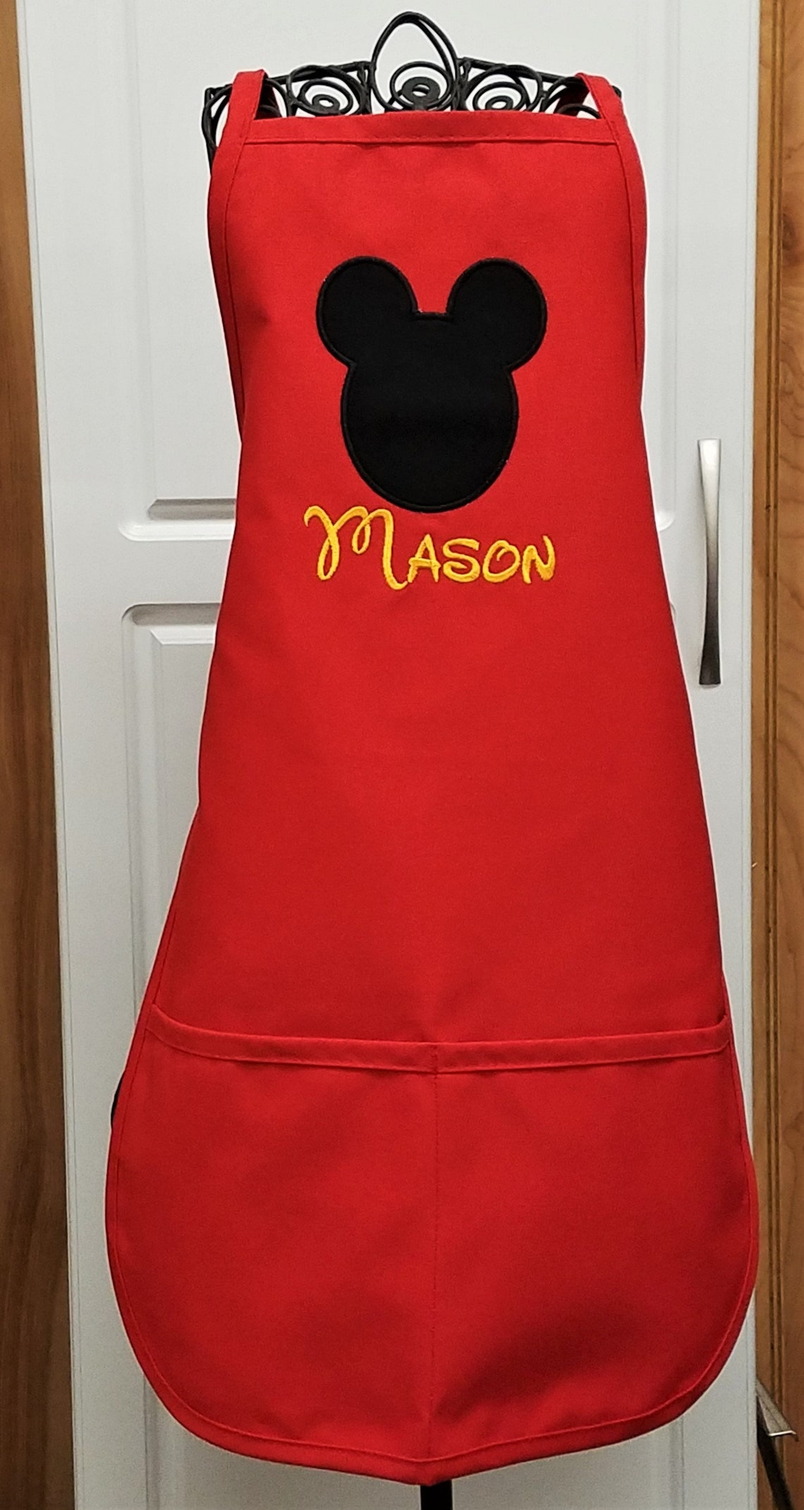 mickey mouse apron set