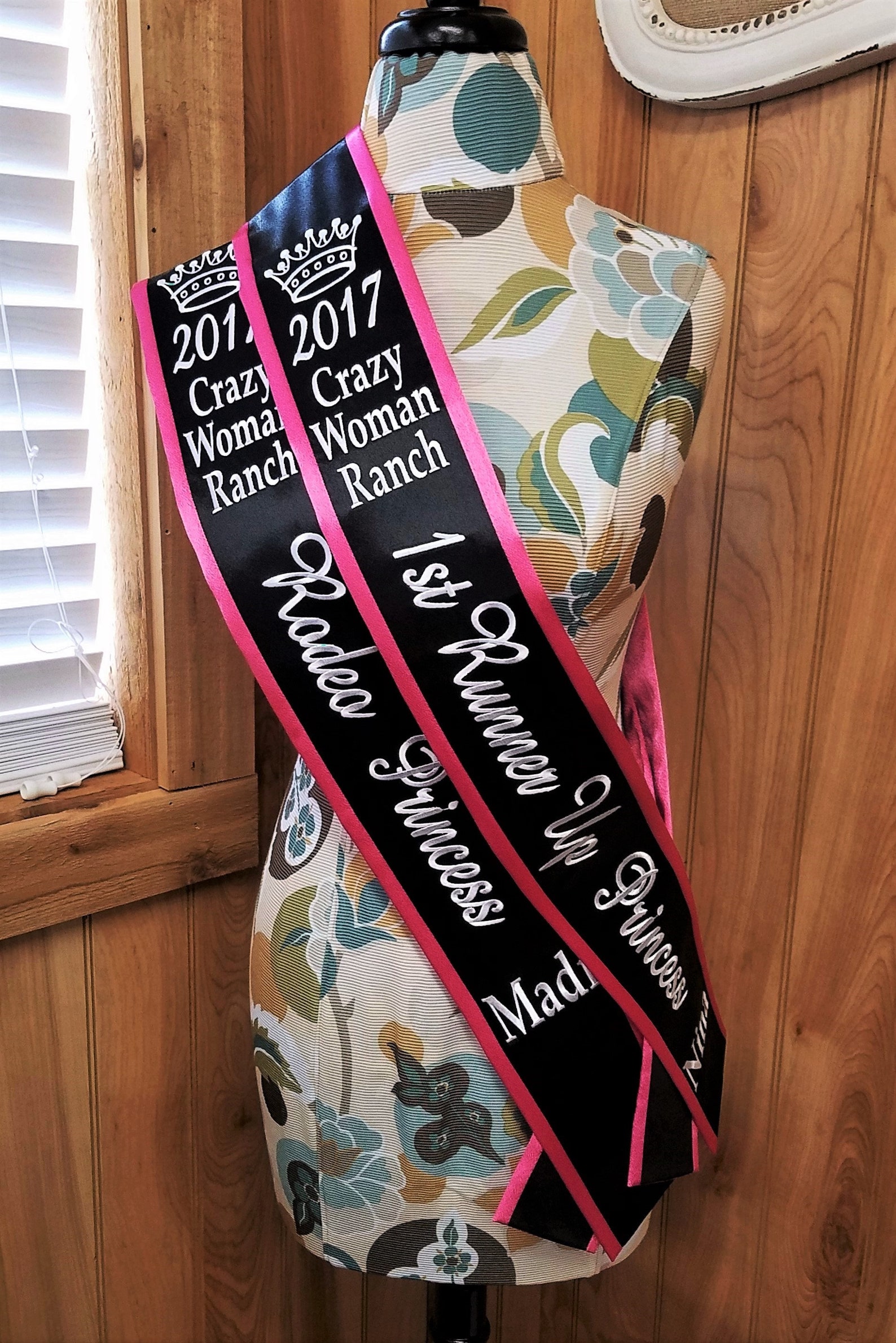 Rodeo Sash Pageant Sash Festival Sash Embroidered Sash Etsy