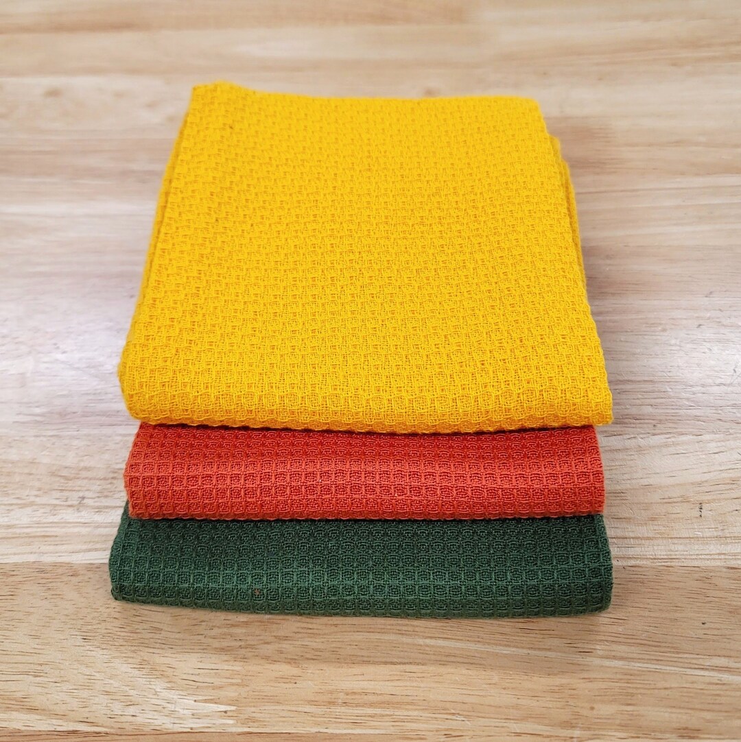 Personalized Dish Towels 3pc Set Kitchen Towels Birthday Etsy