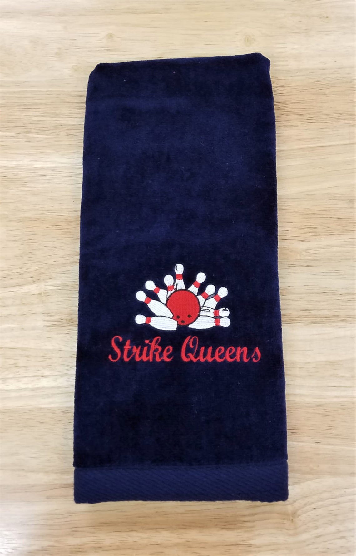 Bowling Towels Sport Towels Set of 6 Personalized Bowling Etsy