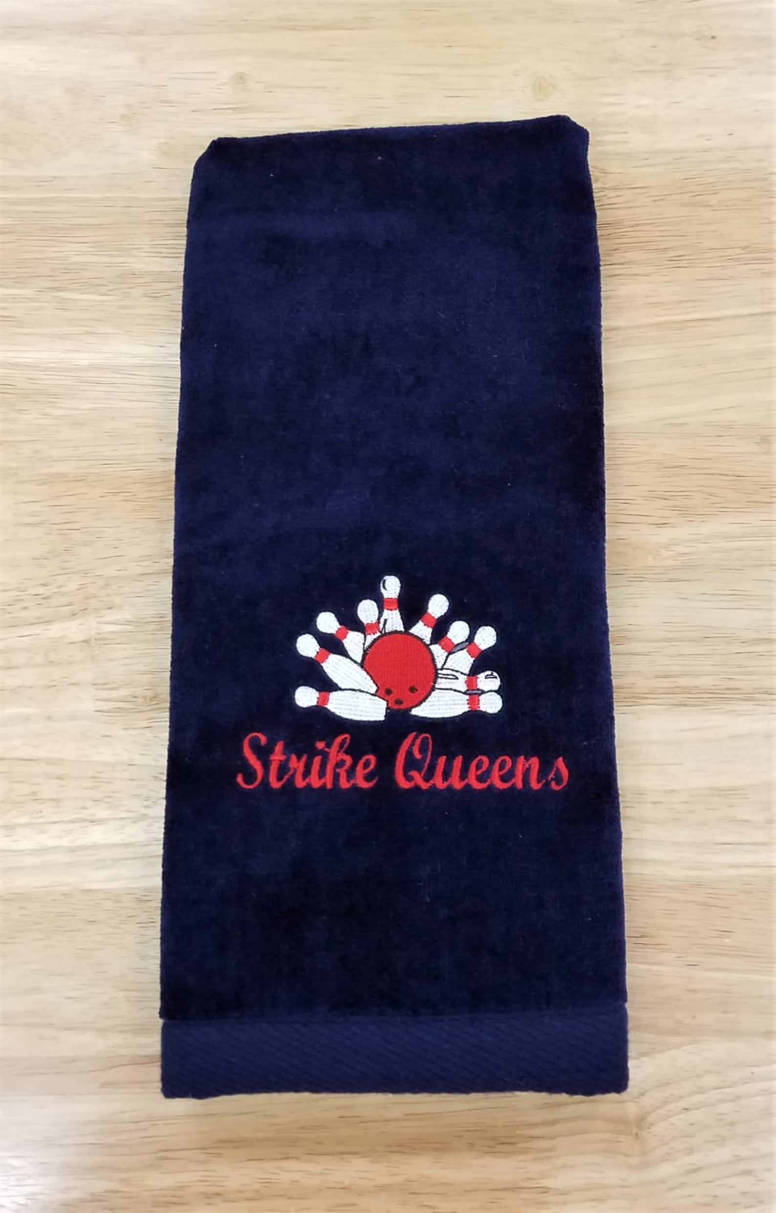 Bowling Towels Sport Towels Set of 6 Personalized Bowling Etsy