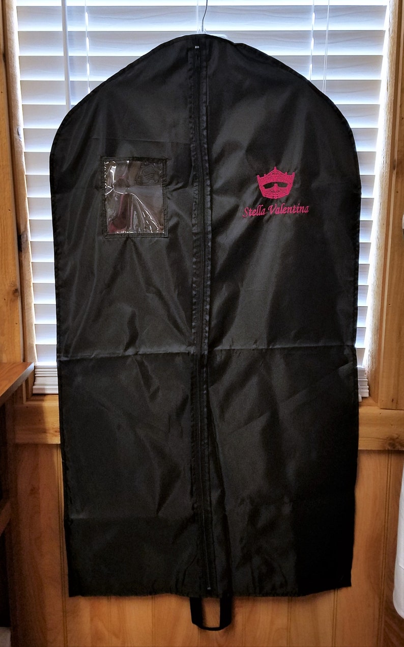 Personalized Travel Clothes Bag Pageant Garment Bag Etsy