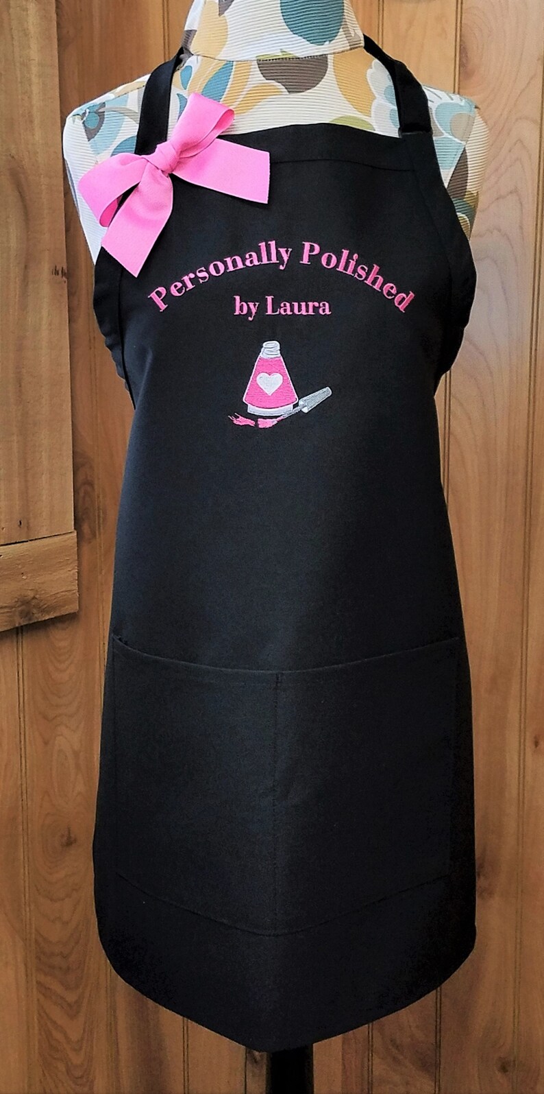 SALE Personalized Apron Nail Spa Apron Nail Salon Apron Etsy