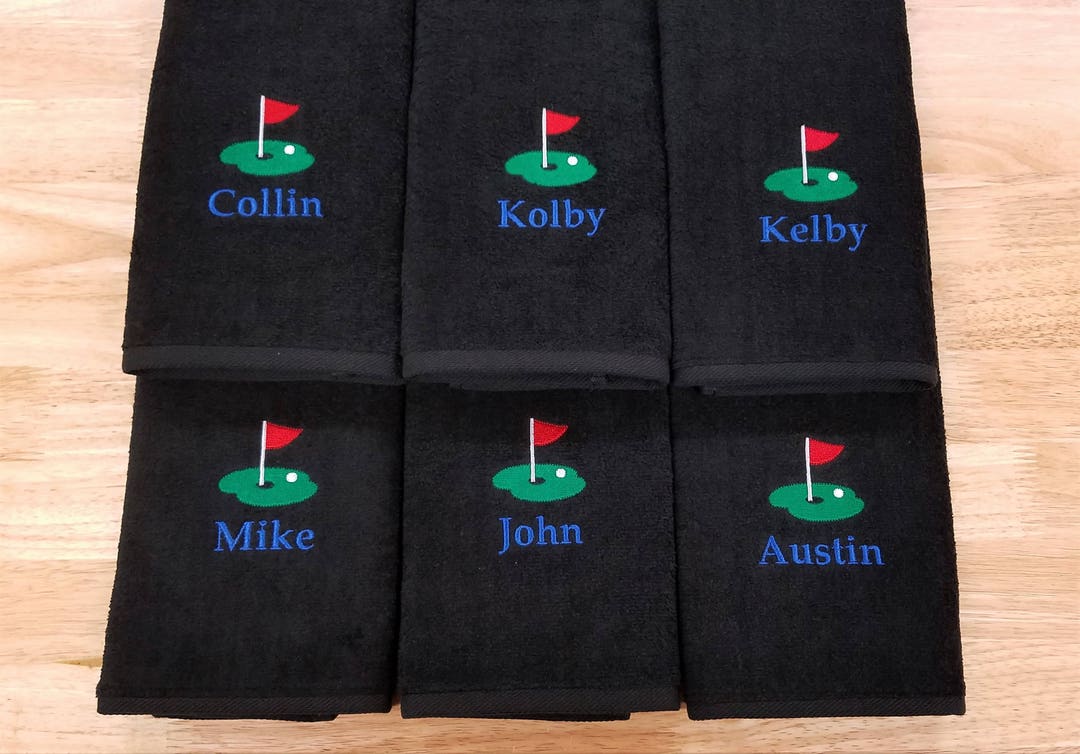 Golf Towel, Grommet Golf Towel, Personalized Golf Gift, Father's Day