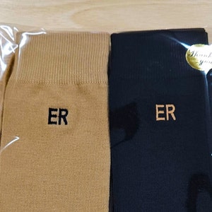 Men Socks, Personalized Socks, Monogrammed Socks, Mens Dress Socks image 10