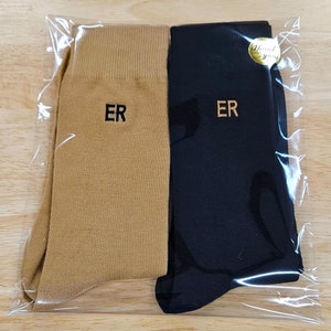 Men's Socks, Men's Dress Socks, Personalized Socks, Groomsmen Socks image 5