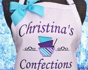 Personalized Apron, Kitchen Apron, Womens Apron, Birthday Gift