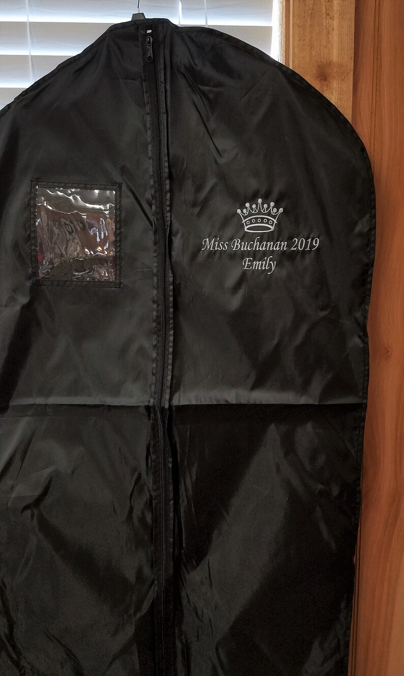 Personalized Travel Clothes Bag Pageant Garment Bag Etsy