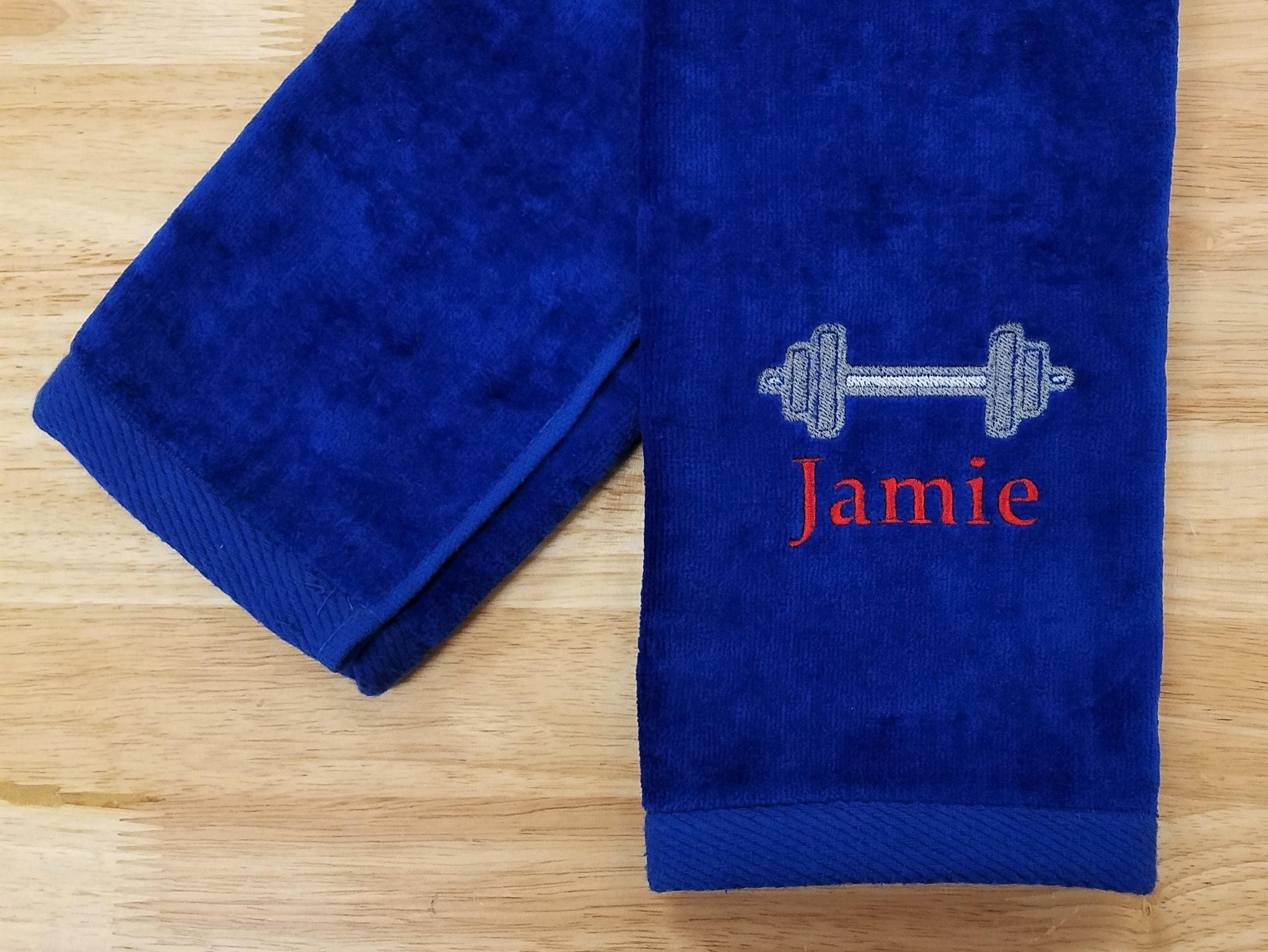 Personalized Exercise Gym Towel Sport Towel Monogrammed Towel Etsy