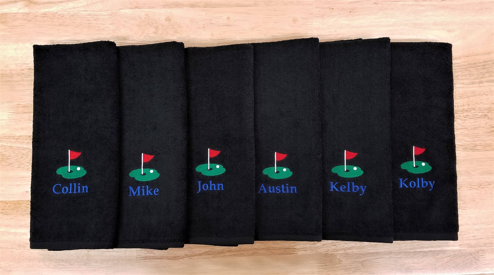Golf Towel Personalized Golf Towel Monogrammed Golf Towel Etsy