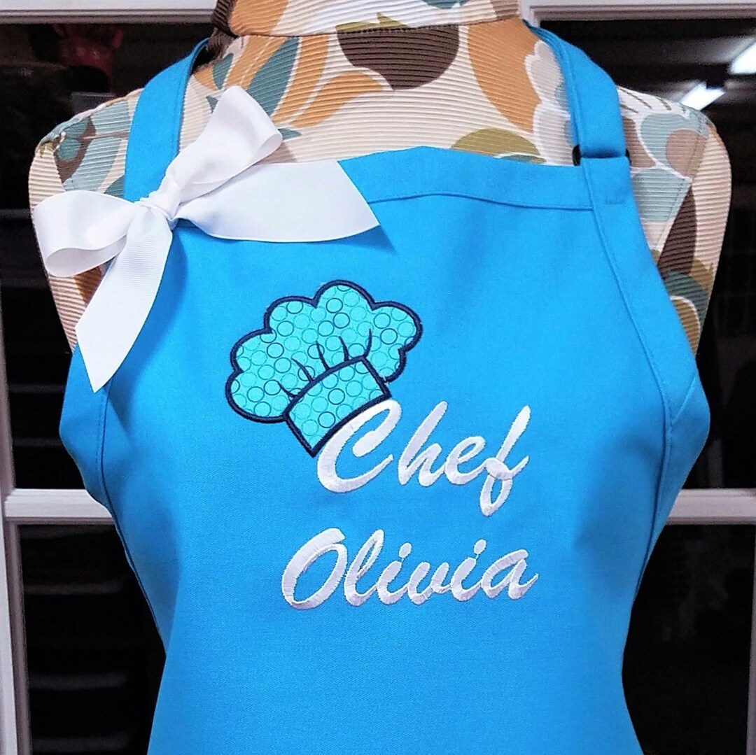 Personalized Apron, Monogrammed Apron, Kitchen Apron, Christmas Gift Etsy