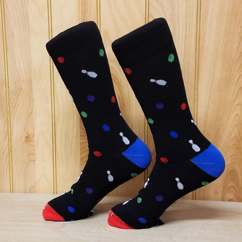 Men's Socks Bowling Socks Personalized Socks Novelty Etsy