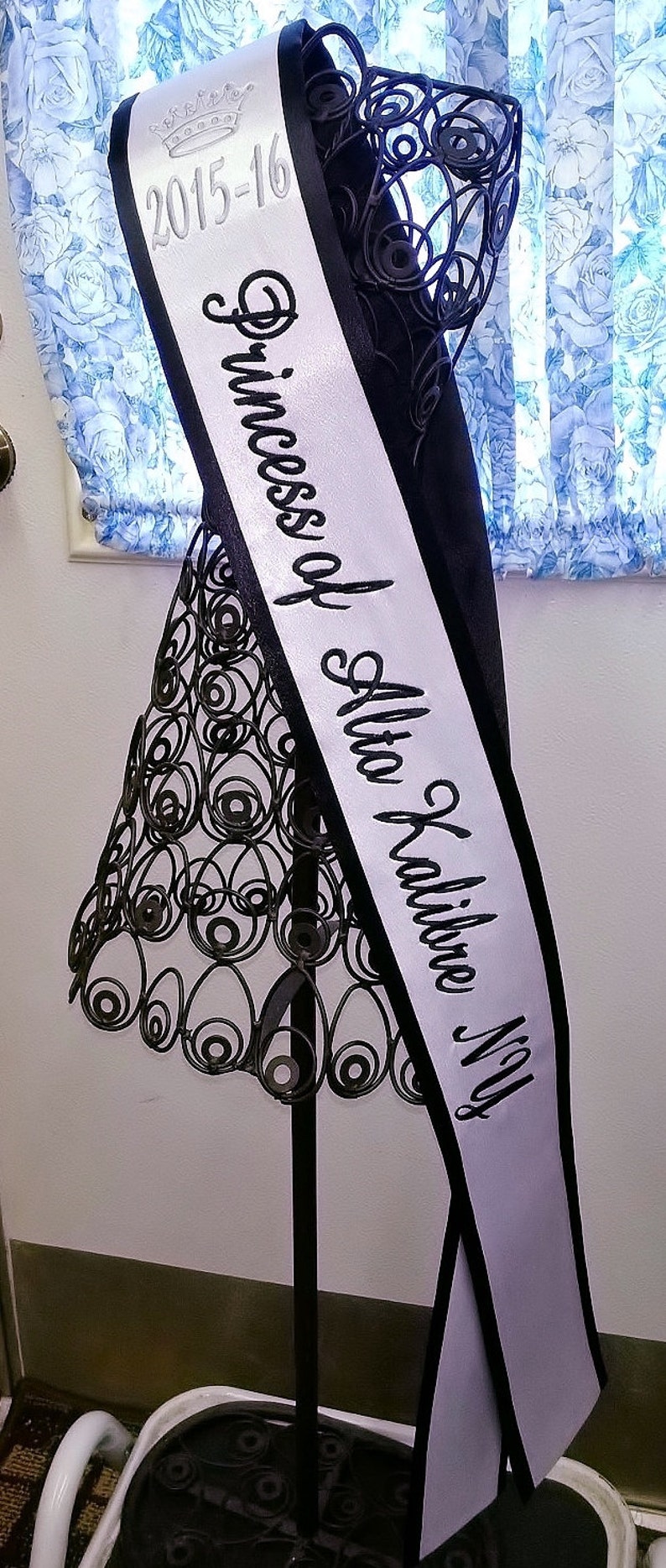 Pageant Sash, Personalized Sash, Monogrammed Sash, Birthday Sash image 3