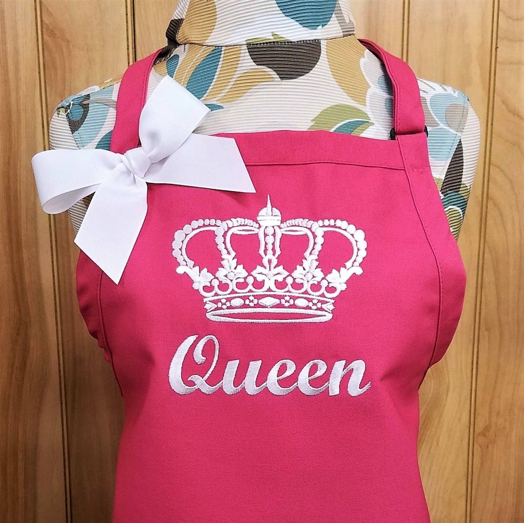 Personalized Apron, Kitchen Apron, Queen Apron, Monogrammed Apron - Etsy