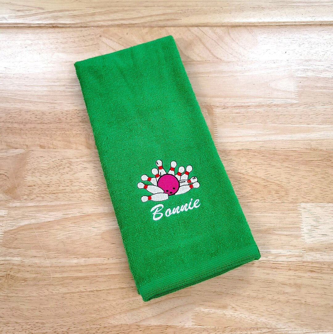 Bowling Towel, Sport Towel, Monogrammed Bowling Towel, Personalized