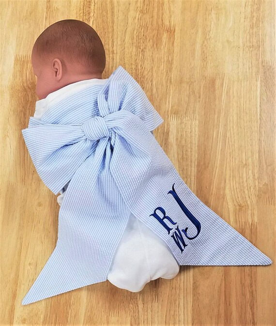 Swaddle Sash Personalized Baby Sash Monogrammed Newborn Photo