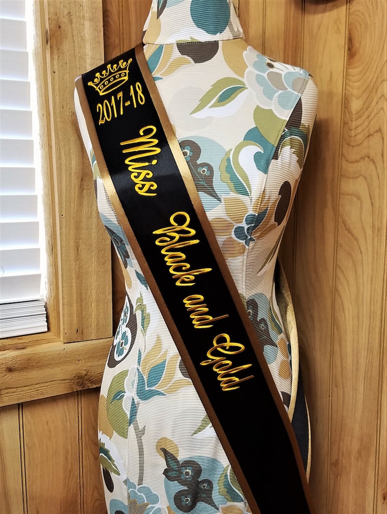 Personalized Sash Pageant Queen Festival Etsy