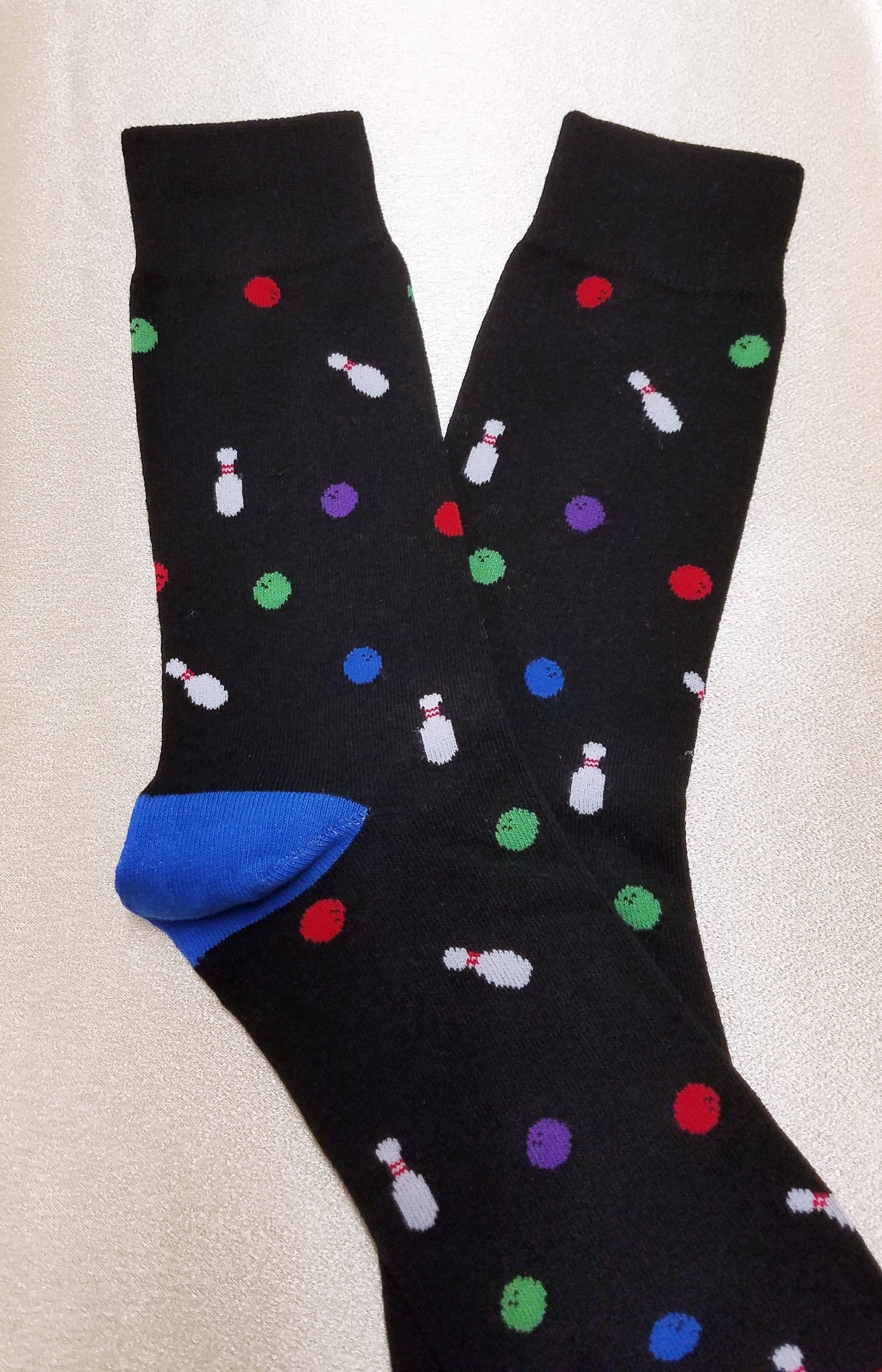 Men's Socks Bowling Socks Personalized Socks Novelty Etsy