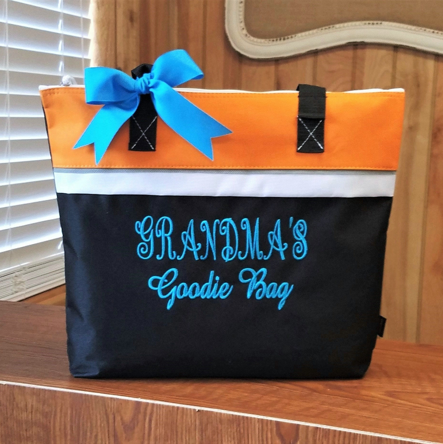 Personalized Tote Bag Grandma's Goodies Grandma Tote Bag Etsy