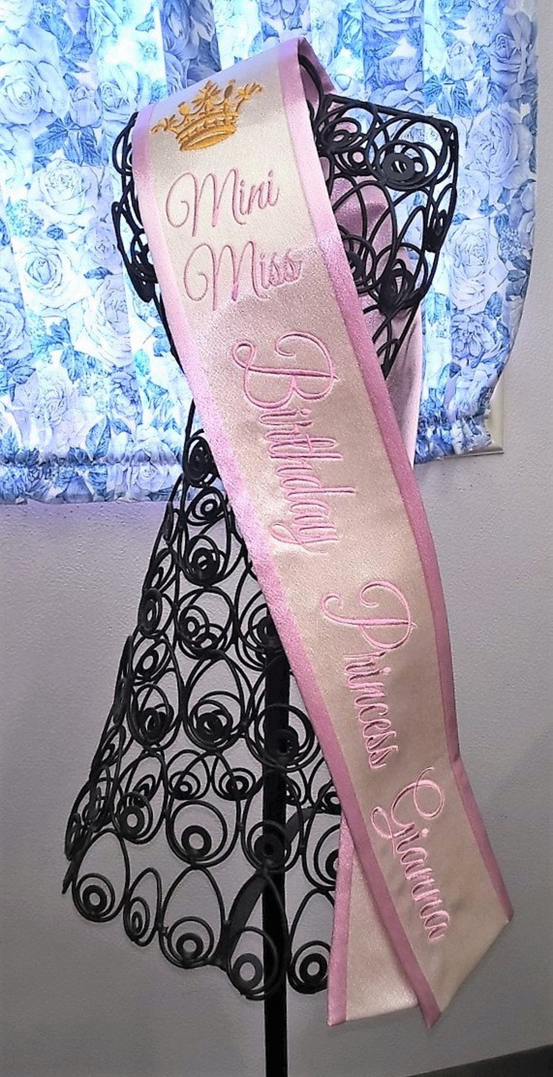 Pageant Sash Personalized Sash Queen Sash Princess Sash Etsy