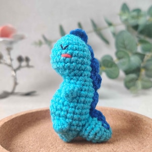 Crochet Dinosaur Click Clack Pattern: Fidget Toy, Stress Relief, Two Style Worry Doll (Instant Download)