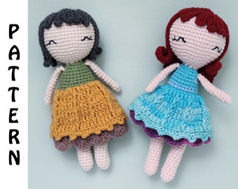 Shirin Doll Crochet  Amigurumi Pattern / 16 cm Doll / PDF Digital Download