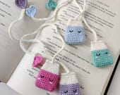Crochet Tea Bag Bookmark Pattern: Book Lover Gift (PDF Digital Download)