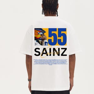 Carlos Sainz F1 Racing Tee: Williams Motorsport Fan Shirt