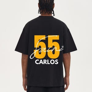 Carlos Sainz #55 F1 Tee: Combed Cotton Racing Graphic T-Shirt