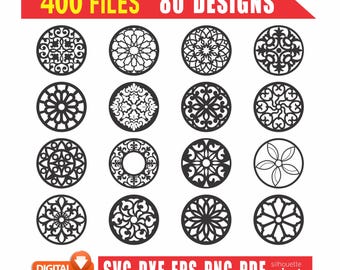 Laser Cut Geometric Panel Designs: CNC Wall Art SVG Bundle (Digital Download)