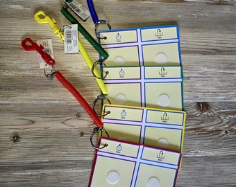 1 x Mini Now and Next Board with Keyring - Visual Support for Transitions - Autism, SEND, Communication Aid, Non-verbal