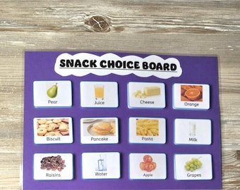 Personalised Snack Choice Board: Visual Communication for Children with Autism