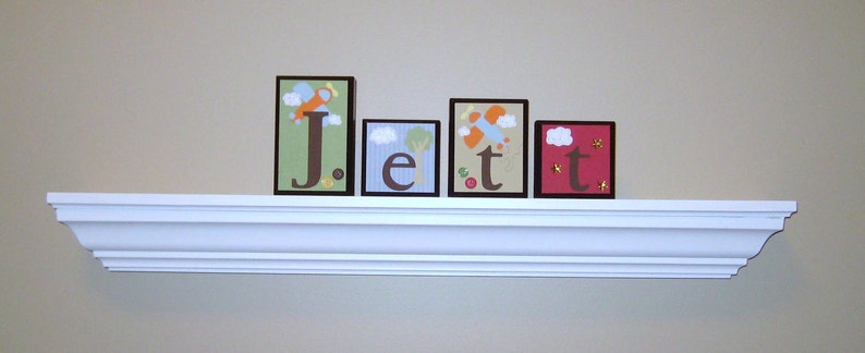 Baby Name Blocks . ROUTED EDGE . Nursery Name Blocks ...