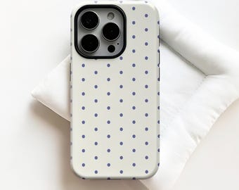 iPhone 本体 Pretty in Polka Dotsケース付 Polka Dot iPhone Case: Black & White Protective Cover - Etsy